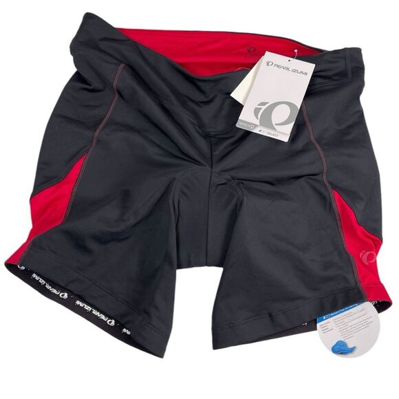 Pearl Izumi Women’s Black Red Anatomic Fit Padded Biking Cycling Shorts XXL NWT - Picture 1 of 11
